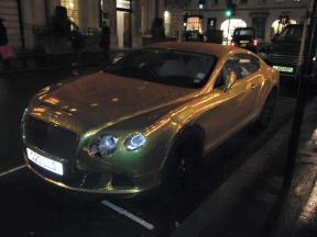 Gold Bentley